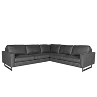 LABEL51 Hoekbank Arezzo - Antraciet - Microfiber - 2-Zits + Hoek + 2-Zits - thumbnail