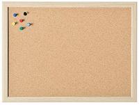 magnetoplan 121924 Kurk prikbord Bruin Kurk 100 cm x 60 cm x 350 mm - thumbnail