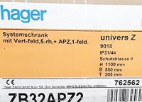 Hager ZB32APZ2 ZB32APZ2 Distributiekast Opbouw (op muur), Inbouw (in muur), Deels verzonken Inhoud: 1 stuk(s) - thumbnail