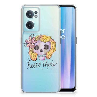 Silicone Back Case OnePlus Nord CE 2 5G Boho Skull Silicone Back Case OnePlus Nord CE 2 5G Boho Skull