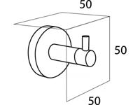 Haak Groot Tiger Boston RVS Glans - thumbnail