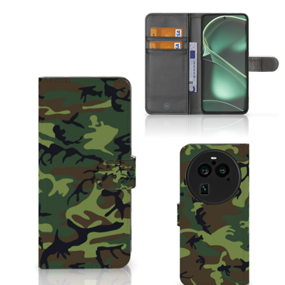 OPPO Find X6 Pro | Telefoon Hoesje | Army Dark OPPO Find X6 Pro | Telefoon Hoesje | Army Dark