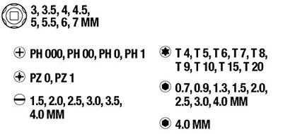 kwb 115700 Bitset 40-delig