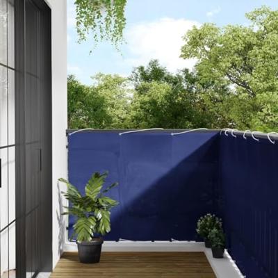 VidaXL Balkonscherm 120x700 cm 100% oxford polyester blauw