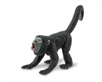 Safari wilde dieren Brulaap junior 10,5 cm zwart - thumbnail