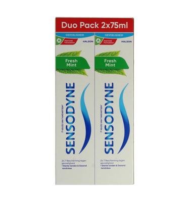 Sensodyne Fresh Mint Tandpasta 2x75ml