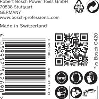 Bosch Accessories EXPERT C470 2608900931 Deltaschuurpapier Geperforeerd Korrelgrootte (num) 180 (l x b) 93 mm x 93 mm 50 stuk(s) - thumbnail