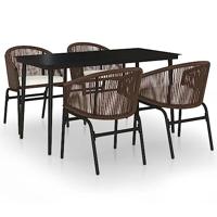 5-delige Tuinset bruin - thumbnail