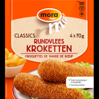 Mora Classics Rundvlees Kroketten 4 x 70 g bij Jumbo - thumbnail