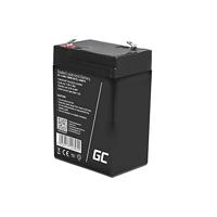 Green Cell AGM Battery Lead Acid VRLA - 6V - 4Ah Loodaccu 6 V 4 Ah Loodvlies (AGM) (b x h x d) 70 x 107 x 47 mm Kabelschoen 4.8 mm Cyclusbestendig, - thumbnail