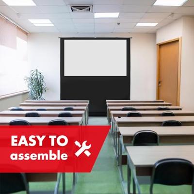 Draagbaar projectiescherm Maclean, compact, vloer, 100", 16:10, MC-213