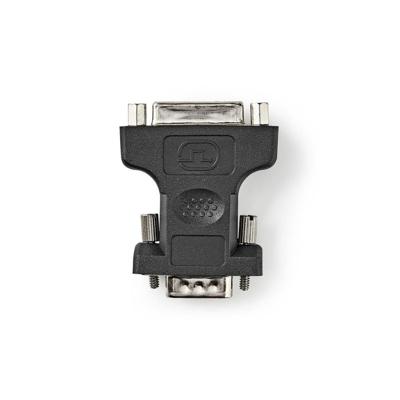 VGA - DVI-Adapter | VGA Male - DVI-I 24+5-Pins Female | Zwart