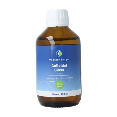 Meditech Colloidaal zilver water 250 Milliliter Meditech Colloidaal zilver water 250 Milliliter