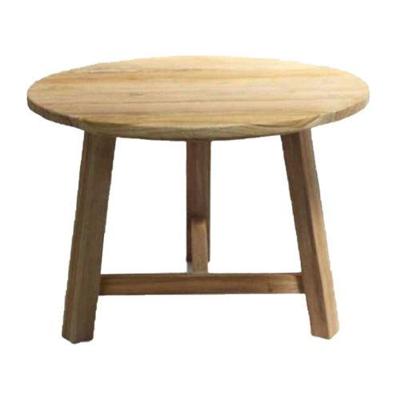 Teak tafel wood D70xH50cm Van der Leeden - Van der leeden