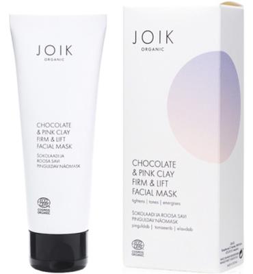 Joik Organics Facial mask chocolate & pink clay firm & lift 75 Milliliter Joik Organics Facial mask chocolate & pink clay firm & lift 75 Milliliter