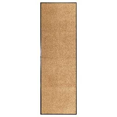 VidaXL Deurmat wasbaar 60x180 cm crème