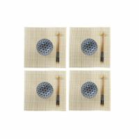 Sushi-set DKD Home Decor 14,5 x 14,5 x 31 cm Blauw Keramiek Orientaals (16 Onderdelen) - thumbnail