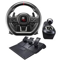 Racestuur - SUPERDRIVE - GS650-X - Handmatige versnellingspook - 3 pedalen - Peddels - PS4 / Xbox - thumbnail