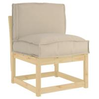 VidaXL Kussen taupe 50 x 40 x 12 cm oxford stof - thumbnail