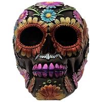 Dia de los Muertos Mexicaans Doodshoofd Margriet Woonaccessoire - thumbnail