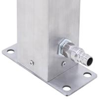 VidaXL Waterzuil vierkant 40 cm roestvrij staal - thumbnail