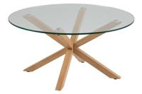 Bendt Glazen Salontafel 'Line' 82cm - thumbnail