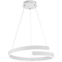Moderne LED Hanglamp 37W - Dimbaar Natuurlijk Wit 4000K - Mat Wit Aluminium - thumbnail
