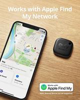 Eufy Security SmartTrack Link-sleutelzoeker (zwart, 2-pack), compatibel met Apple Find My (iOS), Key Finder, Bluetooth-tracker voor oortelefoons en bagage, telefoonzoeker, waterdicht - thumbnail