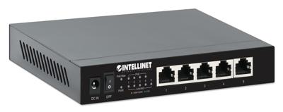 Intellinet 5-Port 2,5G Ethernet PoE+ Switch 4xPSE PoE+ Ports 55 W PoE-Leistungsbudget Netwerk switch IEEE 802.3af (15.4 W), IEEE 802.3at (30 W)