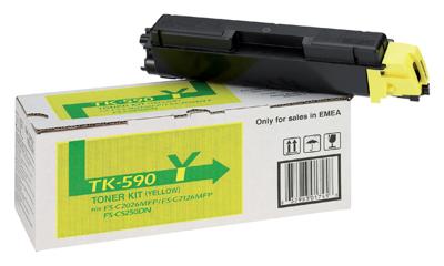 Toner kyocera tk-590y geel