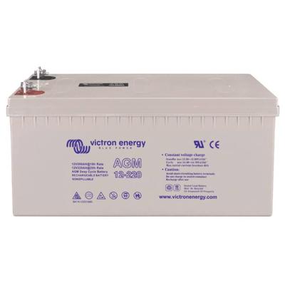Victron Energy Deep Cycle Loodaccu 12 V 220 Ah Loodvlies (AGM) (b x h x d) 238 x 522 x 240 mm Cyclusbestendig
