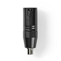 Nedis COTP15930BK Xlr-adapter Xlr 3-pins Male - Rca Female 1 St Metaal - thumbnail