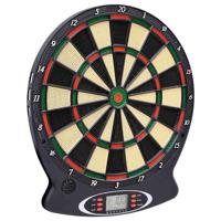 VidaXL Dartbord elektrisch met darts polypropeen zwart - thumbnail