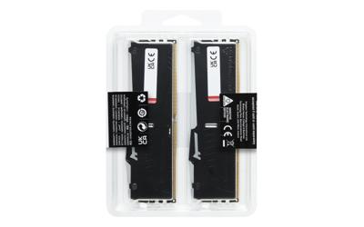 Kingston FURY beast rgb 32 gb ddr5-5200 (2x 16 gb) werkgeheugen (zwart, kf552c40bbak2-32, xmp 3.0)