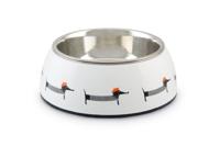 Beeztees Woby - Hondenvoerbak - Plastic - Wit - 18 cm - thumbnail