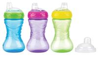 Nuby Easy grip antilekbeker 6+ maanden 300 Milliliter - thumbnail