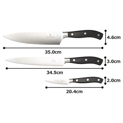 Victorinox 7.7243.3 Messenset Zwart Victorinox 7.7243.3 Messenset Zwart