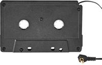 Cassette-adapter | 3,5 mm Mannelijk | Zwart - thumbnail