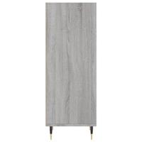 Dressoir 34,5x32,5x90 cm bewerkt hout grijs sonoma eikenkleurig - thumbnail