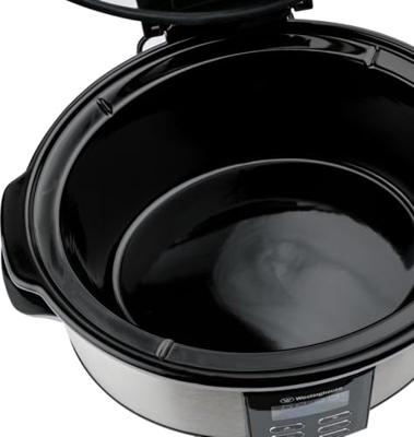 Westinghouse Slowcooker - uitneembare keramische pan - RVS - 6 liter - WKSC65