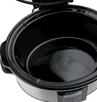 Westinghouse Slowcooker - uitneembare keramische pan - RVS - 6 liter - WKSC65 - thumbnail