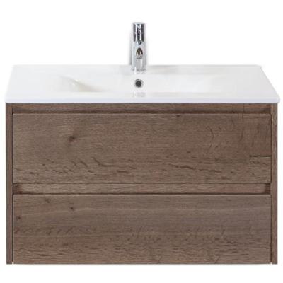 Dante Badmeubelset 80 cm - Tabacco - Keramische Wastafel Wit Enjoy