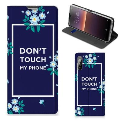 Sony Xperia L4 Design Case Flowers Blue DTMP Sony Xperia L4 Design Case Flowers Blue DTMP