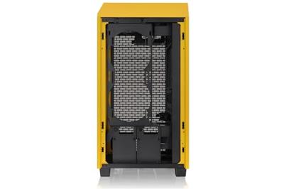 Thermaltake The Tower 200 Mini-tower Gaming-behuizing Geel 2 voorgeïnstalleerde ventilators