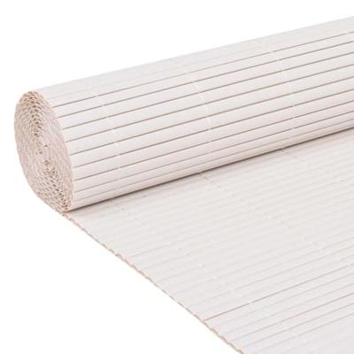 VidaXL Tuinafscheiding dubbelzijdig 90x400 cm wit