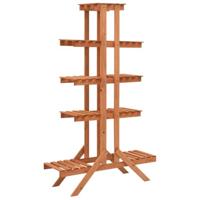 VidaXL Plantenrek 83x25x132 cm massief vurenhout - thumbnail