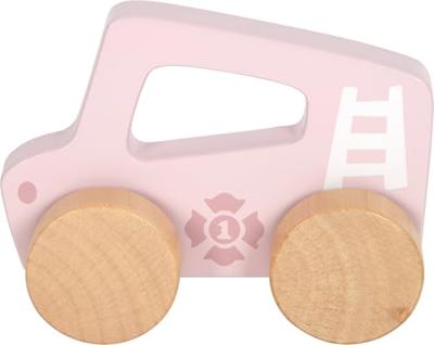 Small Foot - houten duwautootje roze