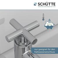 Wastafel Koudwaterkraan Schutte Matao Chroom - thumbnail