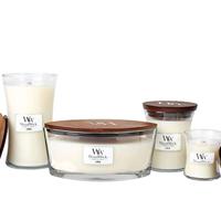 Woodwick Linen Candle 453.60 g 453.6 g - thumbnail