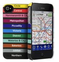 Cygnett TFL Night Lines PC-hoesje met Rubberised Paint voor iPhone 4S met Screen Protector - thumbnail
